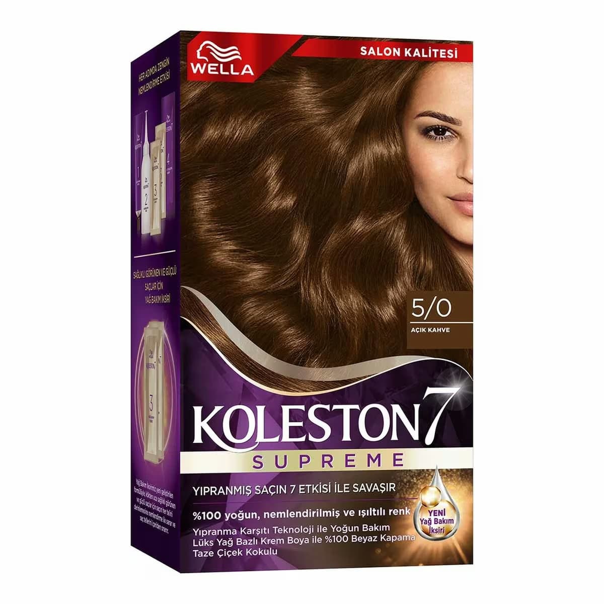 Koleston Wella Supreme Saç Boyası 5/0 Açık Kahve