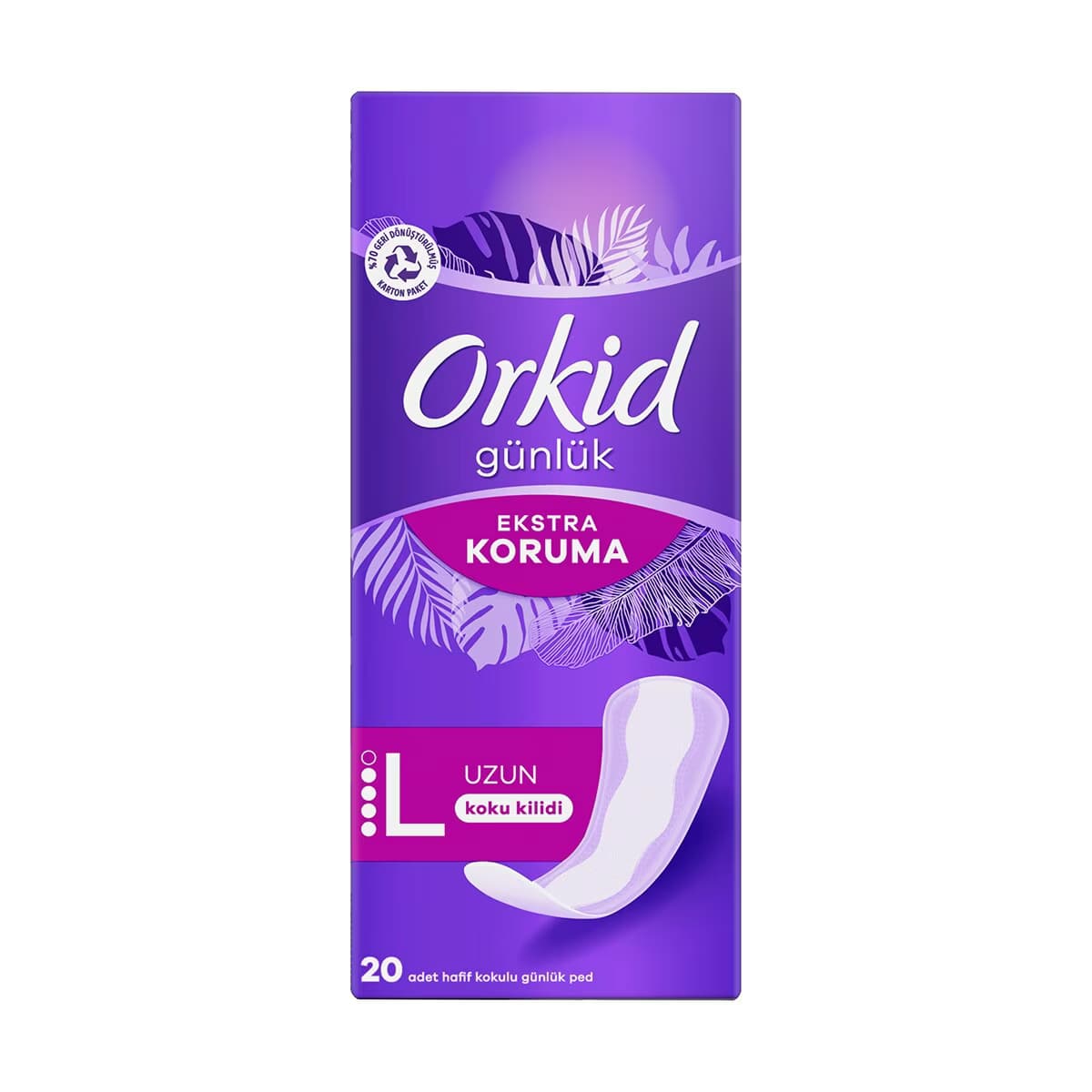 Orkid Günlük Ped Uzun 20'li 4