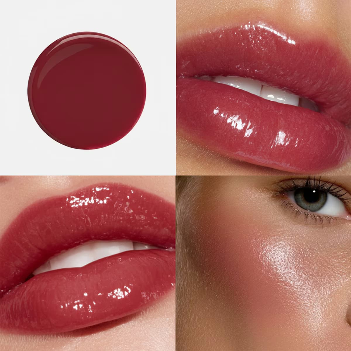 La Faé Lip & Cheek Peptide Tint Berry Flush 3