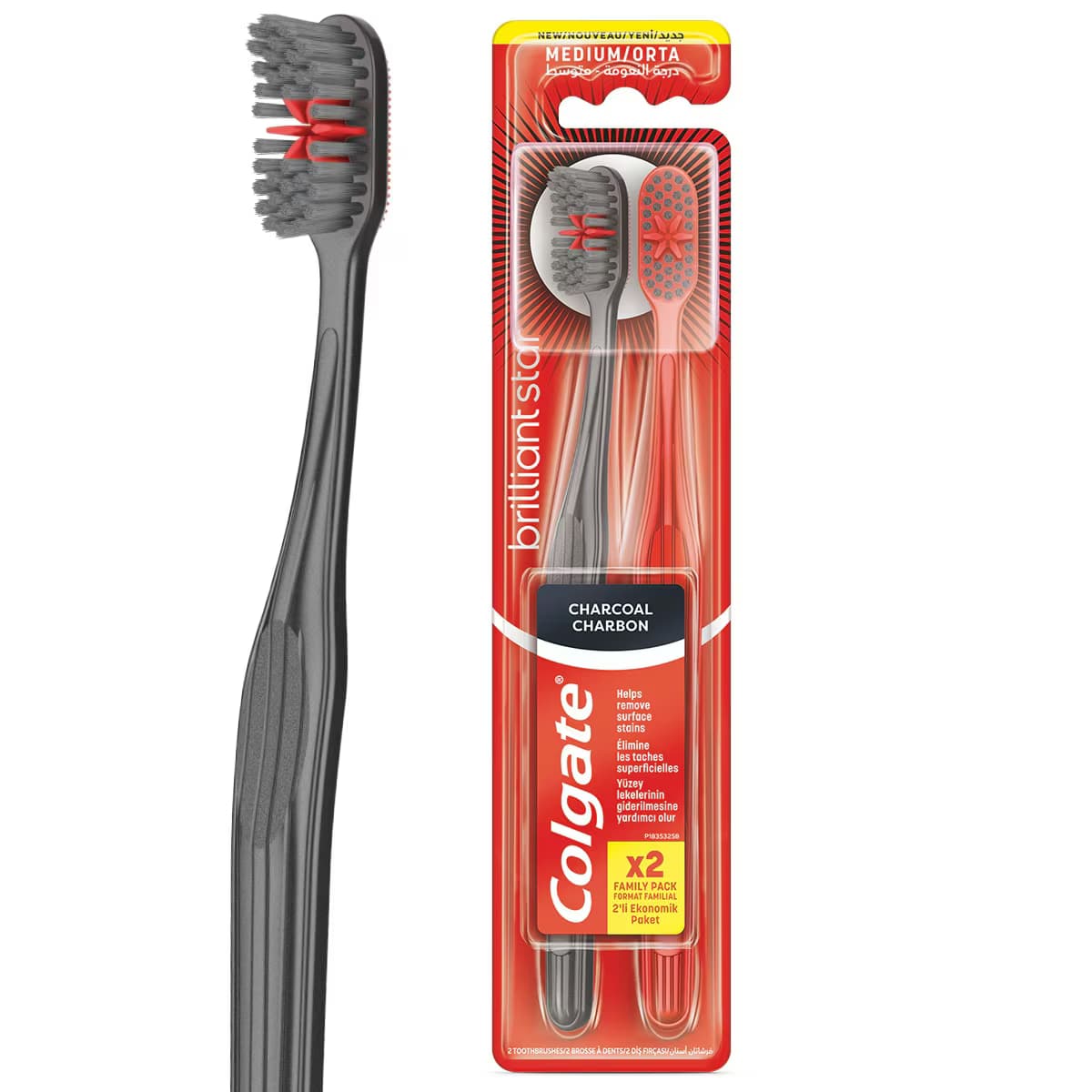 Colgate Brilliant Black 1+1 Diş Fırçası 2