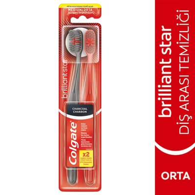 Colgate Brilliant Black 1+1 Diş Fırçası