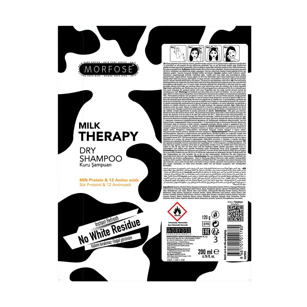 Morfose Milk Therapy Kuru Şampuan 200 ml 5