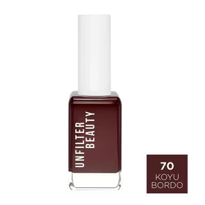 Unfilter Beauty Oje Koyu Bordo No: 70