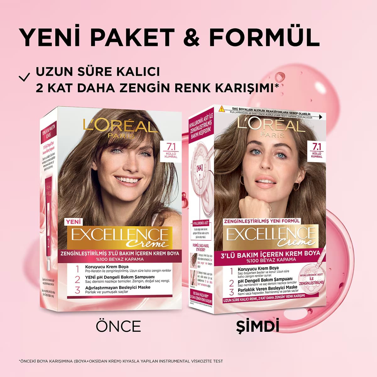 L'Oreal Paris Excellence Kumral Saç Boyası 7 2
