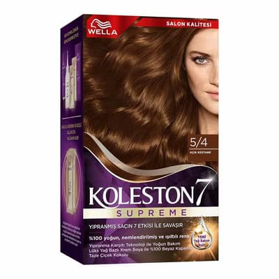 Wella Koleston Kit Saç Boyası Açık Kestane 5/4