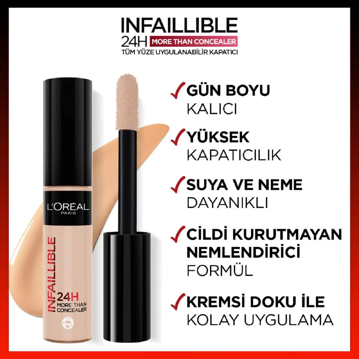 L’Oréal Paris Likit Kapatıcı 323 Fawn 1 Adet 4
