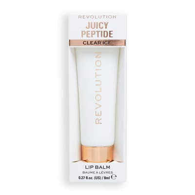 Revolution Juicy Peptide Lip Balm Clear Ice