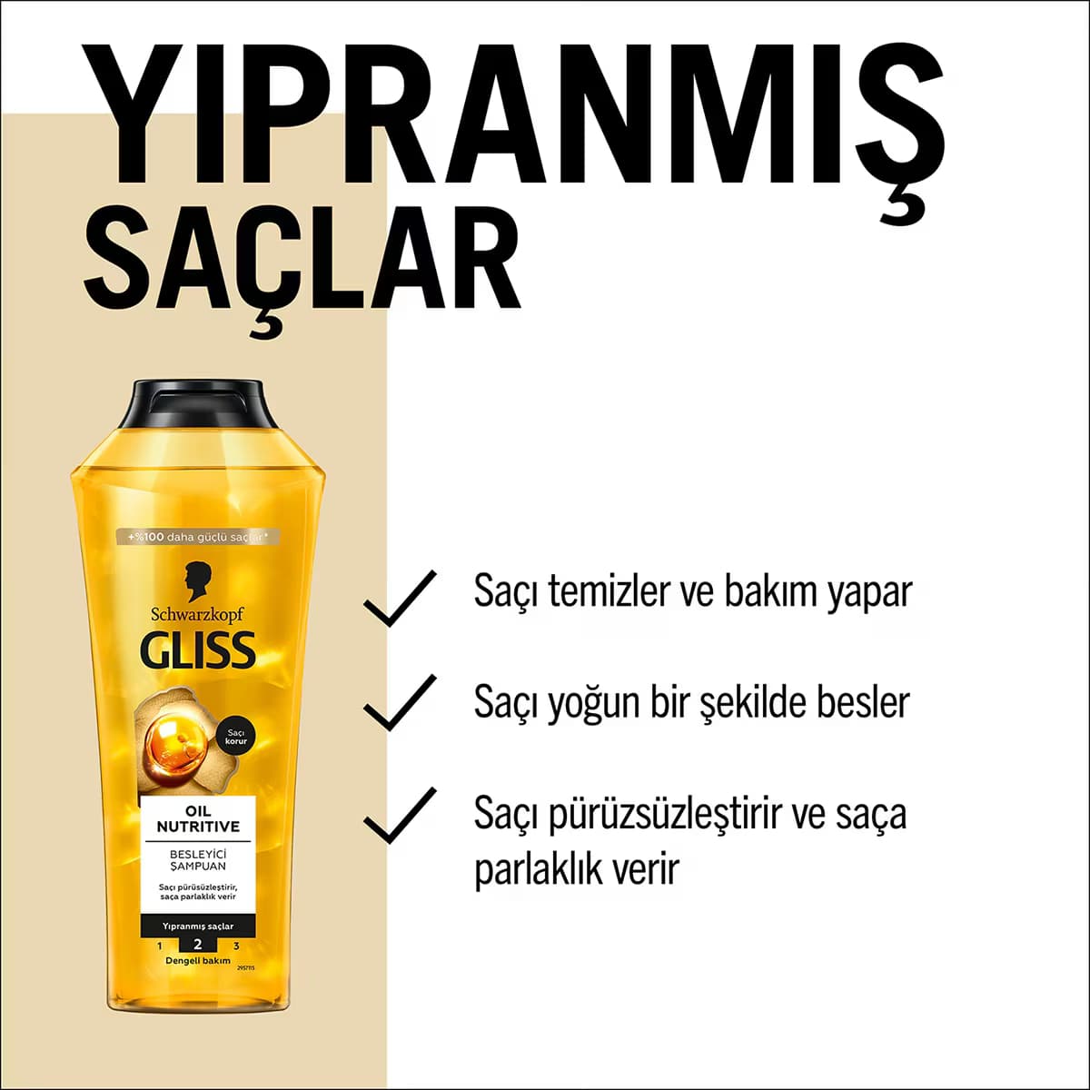 Gliss Oil Nutritive Şampuan 400 ml 5