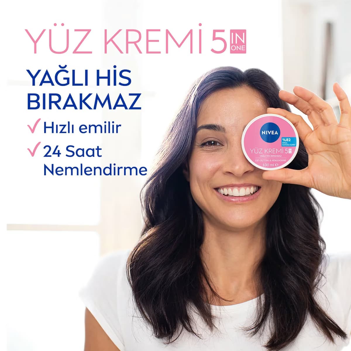 Nivea Yüz Kremi Cilt Tonu Eşitleyici 100 ml 3