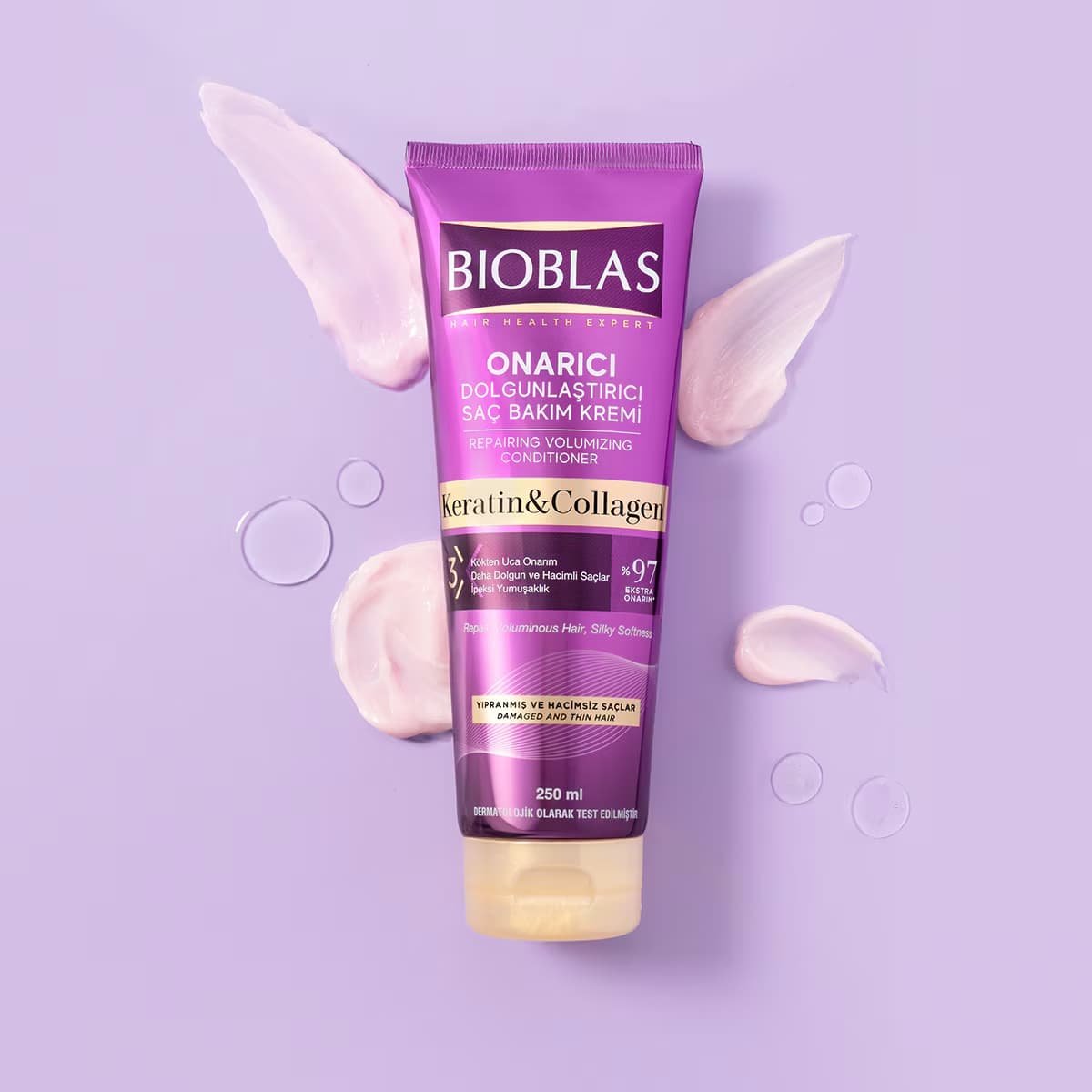 Bioblas Saç Kremi Kolajen&Keratin 250 ml 2