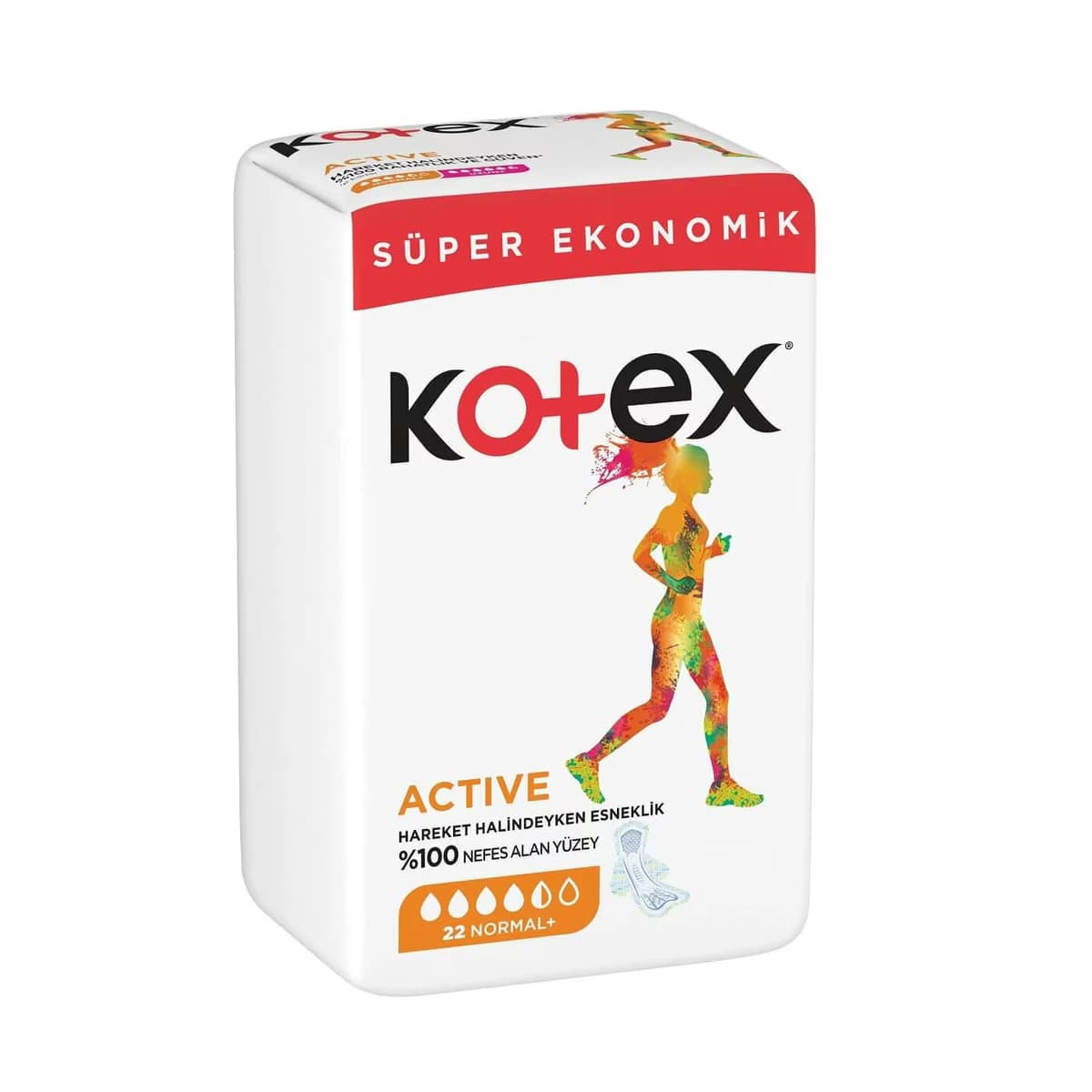 Kotex Hijyenik Ped Active Normal 22'li 2