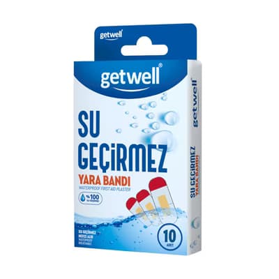 Getwell Su Geçirmez Yara Bandı 10 Adet