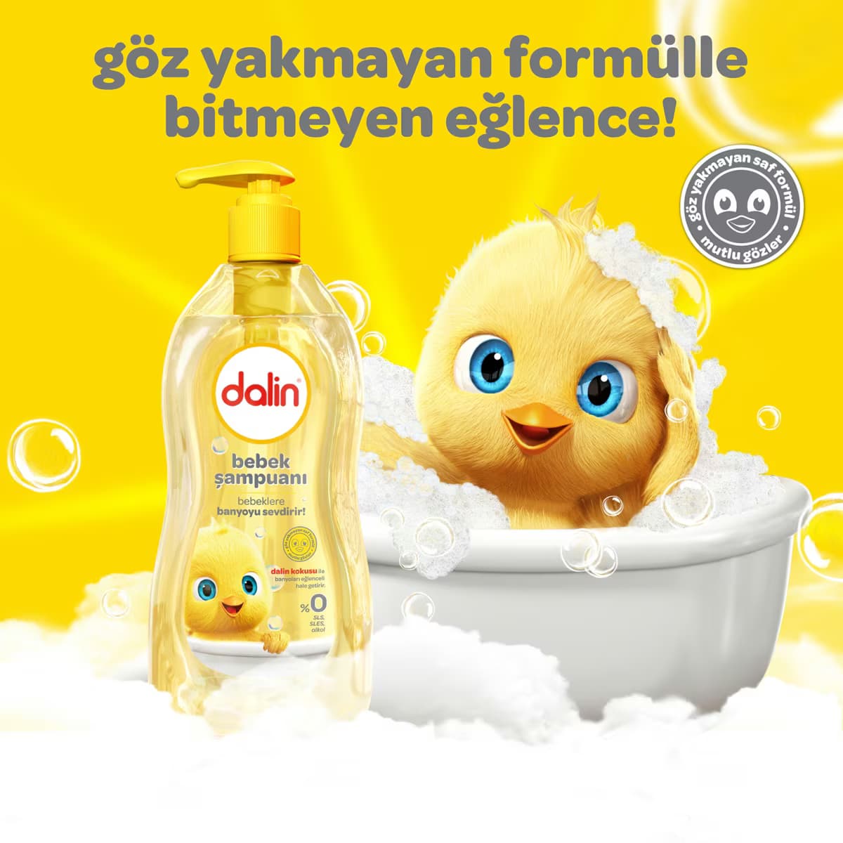 Dalin Pompalı Bebek Şampuanı 500 ml 2
