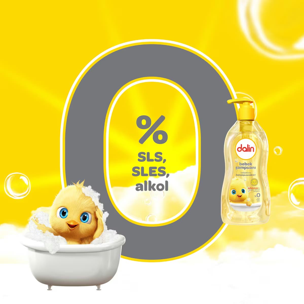 Dalin Pompalı Bebek Şampuanı 500 ml 4