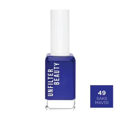 Unfilter Beauty Oje Saks Mavi 49