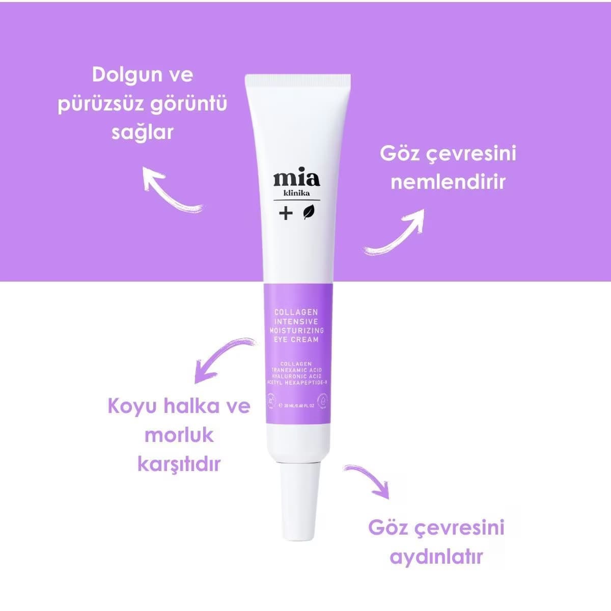 Mia Klinika Kolajen Peptid Göz Kremi 20 ml 3