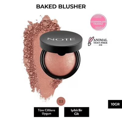 Note Baked Allık 03 Oriental Pink