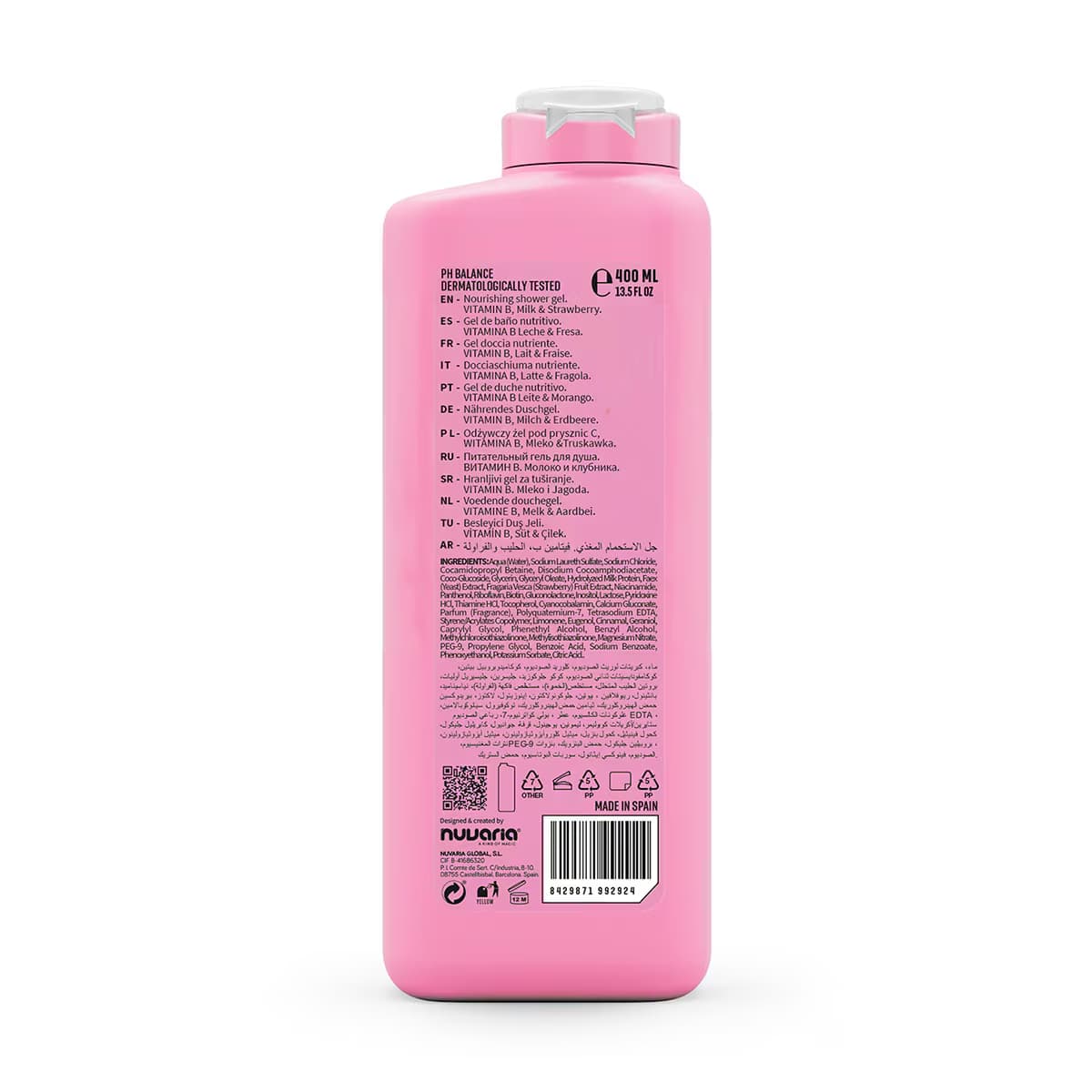 Dicora Urban Fit Duş Jeli Çilek&Süt 400 ml 2