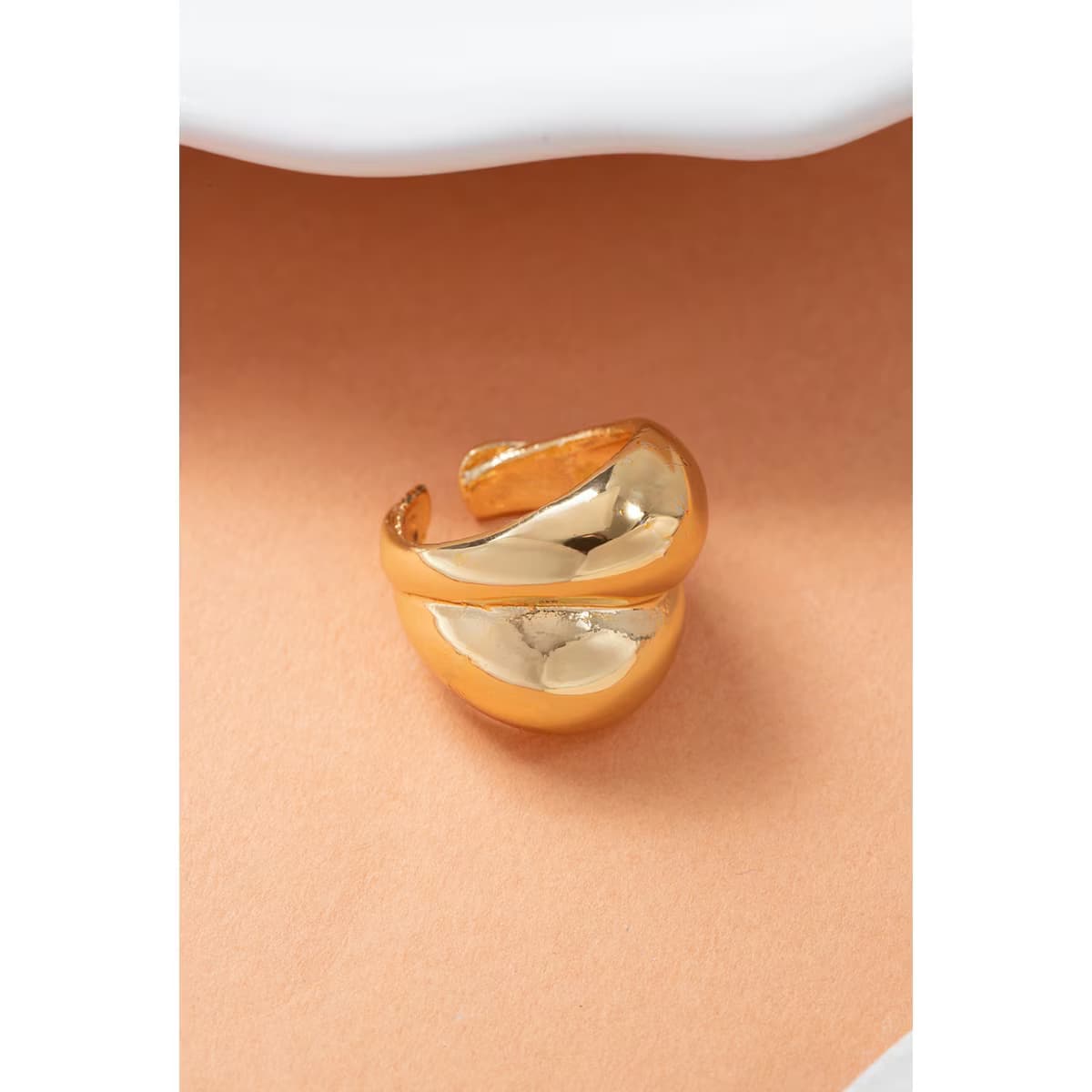 Volenia Yüzük Altın Renkli Damla