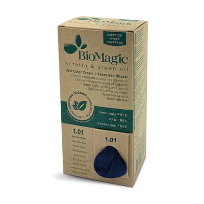 Biomagic Saç Boyası Derin Mavi Siyah No: 1.01