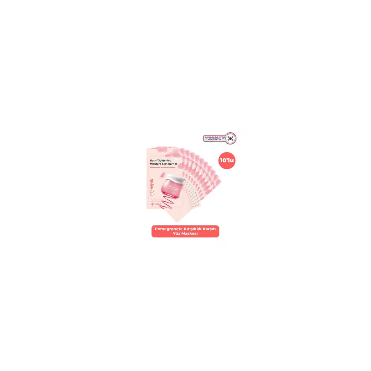 Frudia Pomegranate Besleyici Maske 10'lu 3