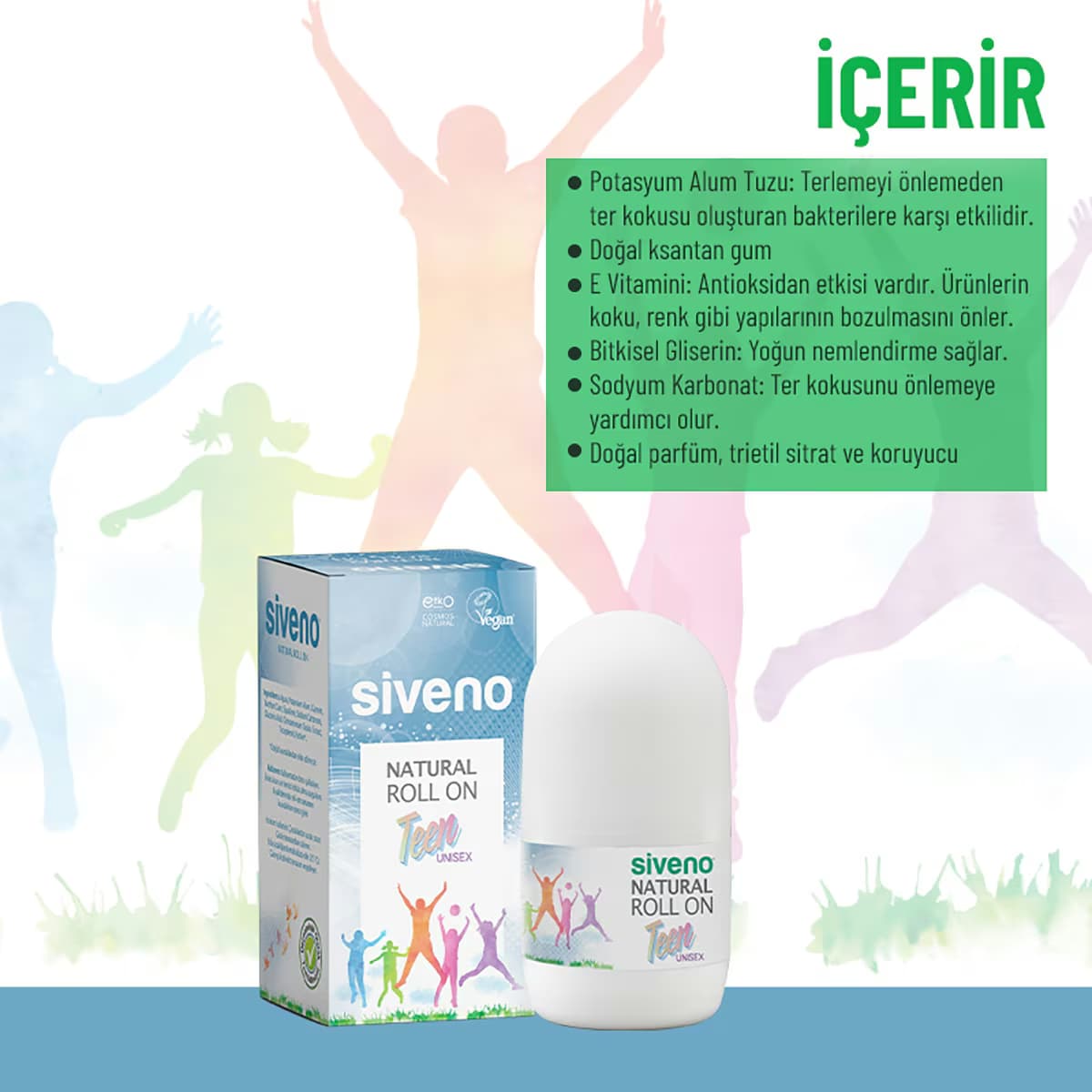 Siveno Doğal Roll On Teen Unisex 50 ml 3