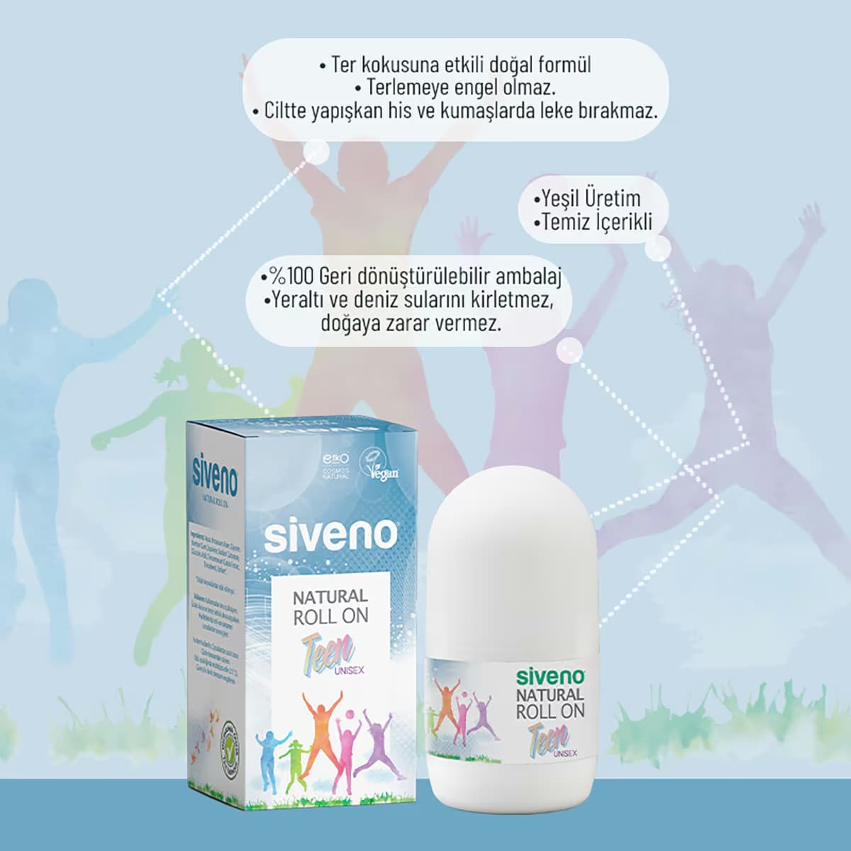 Siveno Doğal Roll On Teen Unisex 50 ml 5