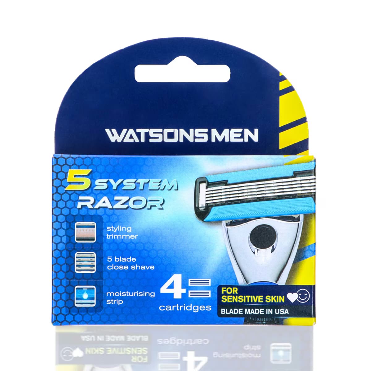 Watsons Men 5 Bıçaklı Yedek Tıraş Bıçağı 4 Adet