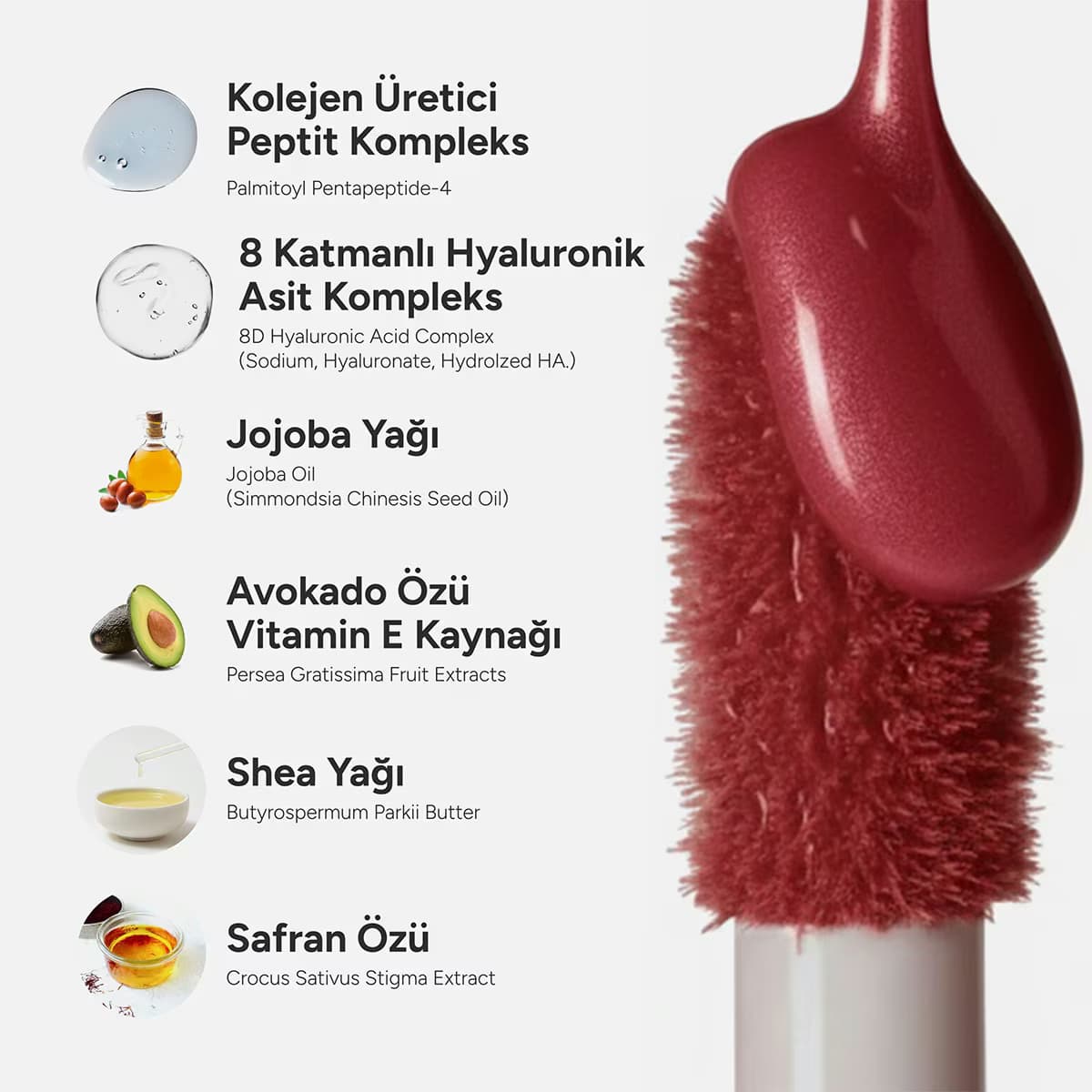 La Faé Lip Peptide Gloss Cosmic Grape 2