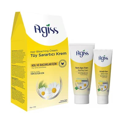 Agiss Tüy Sarartıcı Krem 70 ml + 35 ml