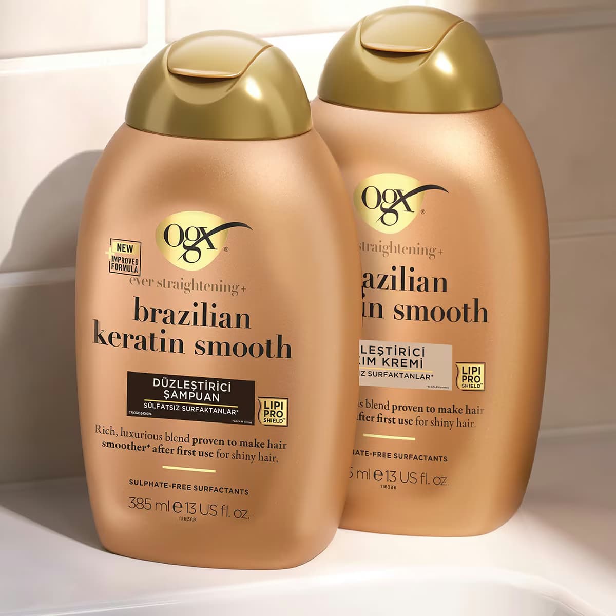 OGX Brezilya Keratin Şampuan 385 ml 3