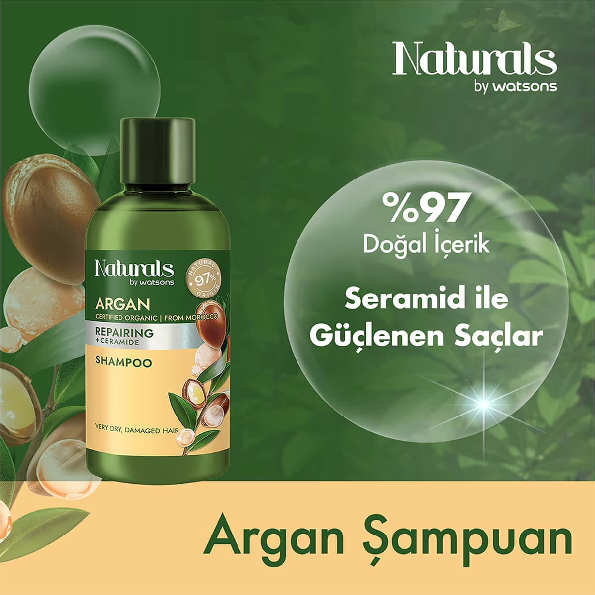 Naturals By Watsons Argan Şampuan 100 ml 2