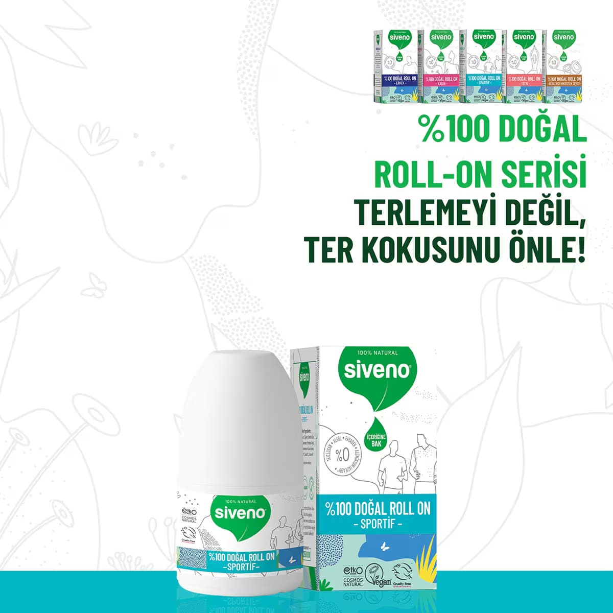 Siveno Doğal Roll On Sportive 50 ml 4