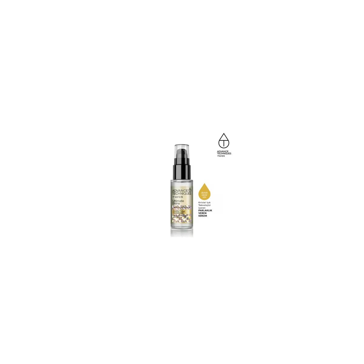 Avon Parlaklık ve Hafiflik Saç Serumu 30 ml 3