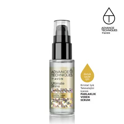 Avon Parlaklık ve Hafiflik Saç Serumu 30 ml