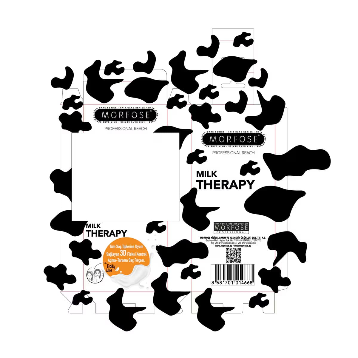 Morfose Milk Therapy Oval Saç Tarağı 5
