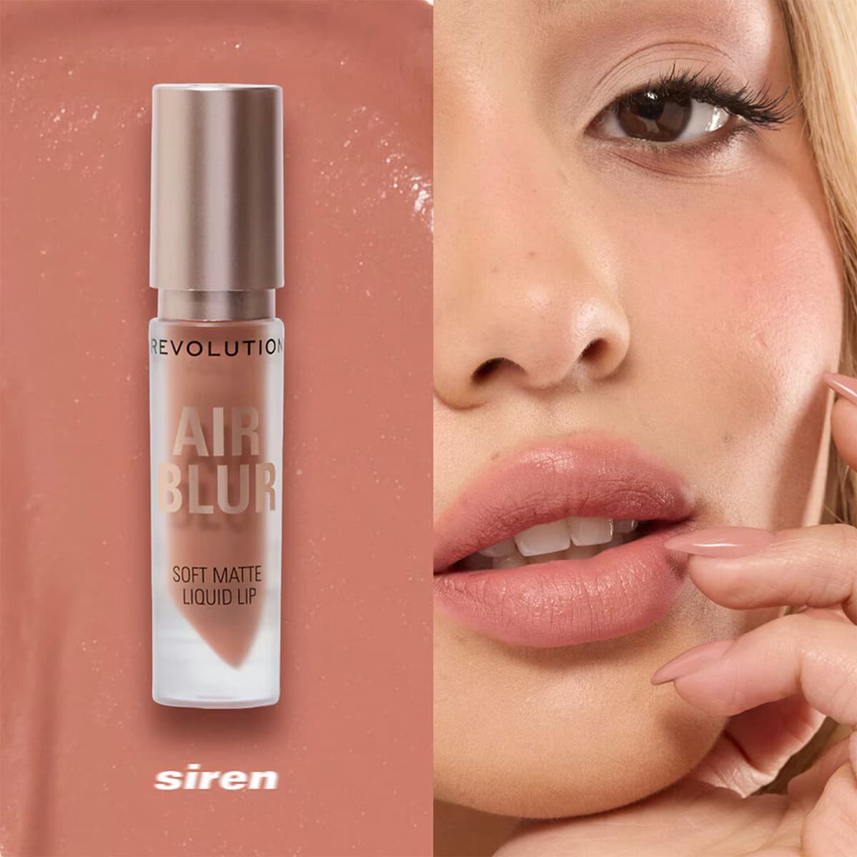 Revolution Air Blur Mat Lİkit Ruj Siren 4