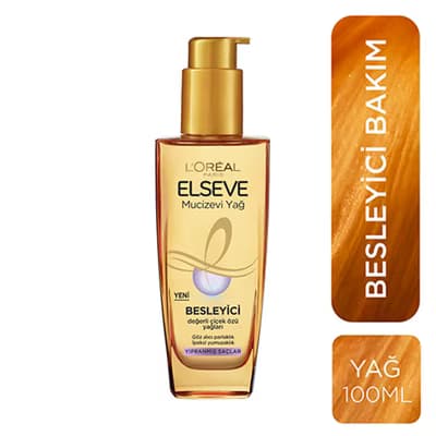 Elseve Mucizevi Bakım Yağı Tüm Saçlar 100 ml