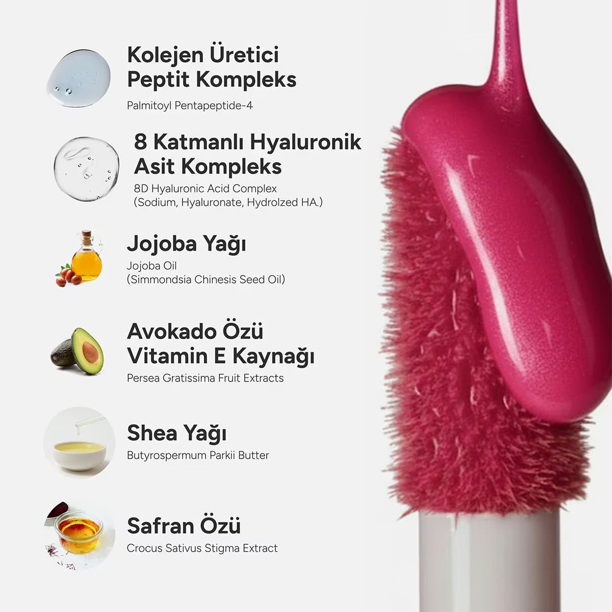 La Faé Lip Peptide Gloss Cotton Candy 2