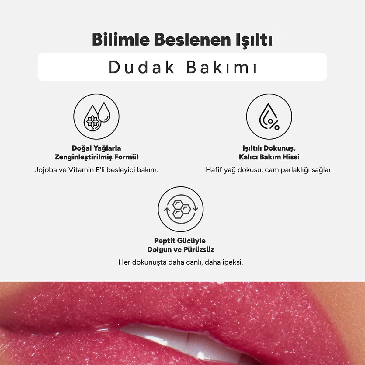 La Faé Lip Peptide Gloss Cotton Candy 4