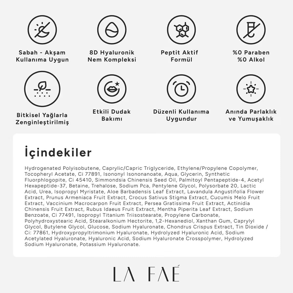 La Faé Lip Peptide Gloss Cotton Candy 5