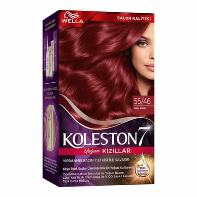 Wella Koleston Kit Saç Boyası Kızıl Büyü 55/46