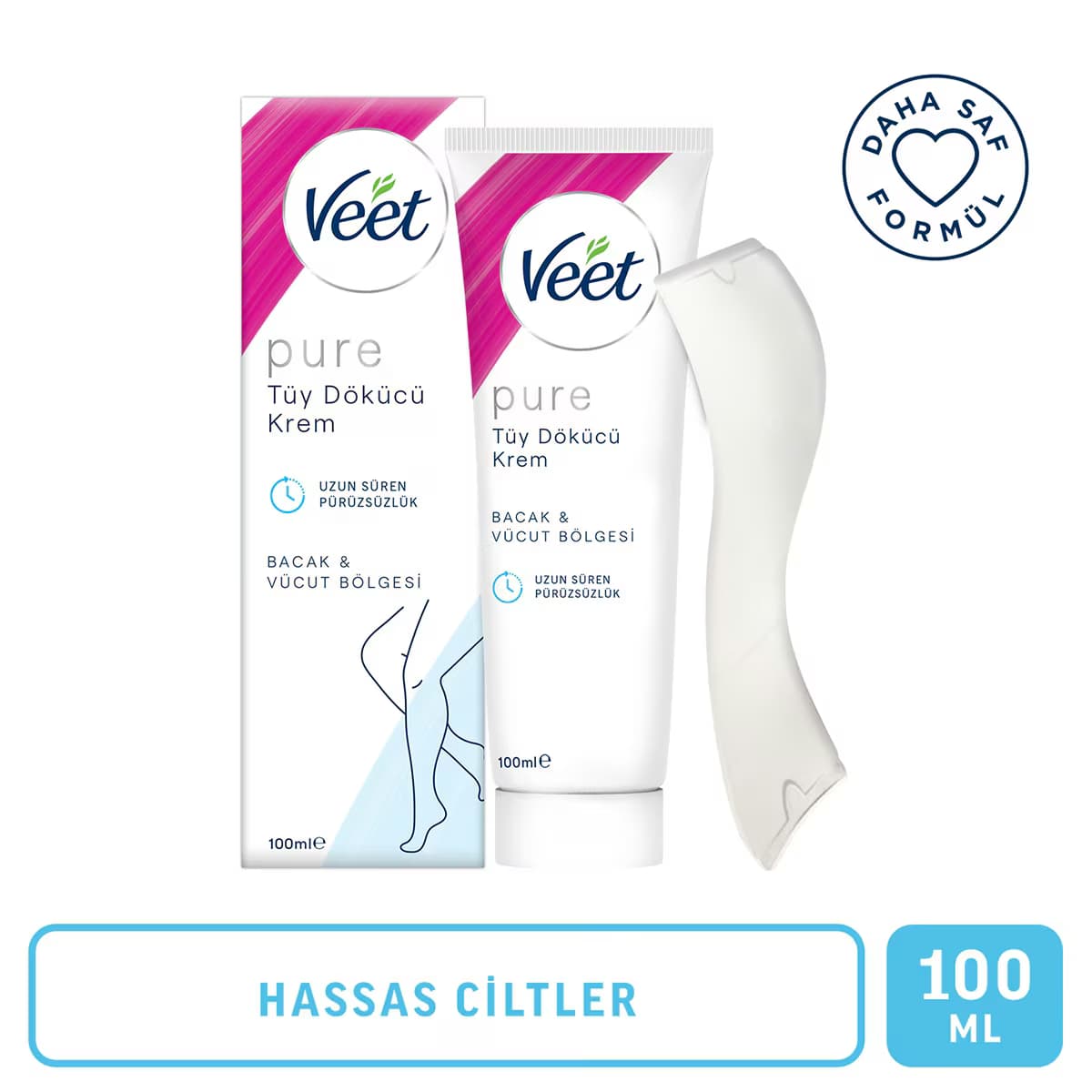 Veet Pure Krem 100 ml Hassas