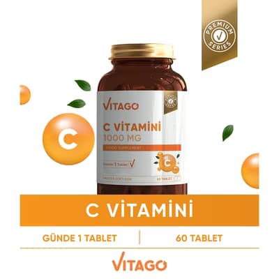 Vitago Vitamin C 1000 Mg Tablet 60'lı