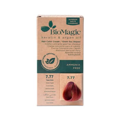 Biomagic Saç Boyası 7/77 Yoğun Bakır