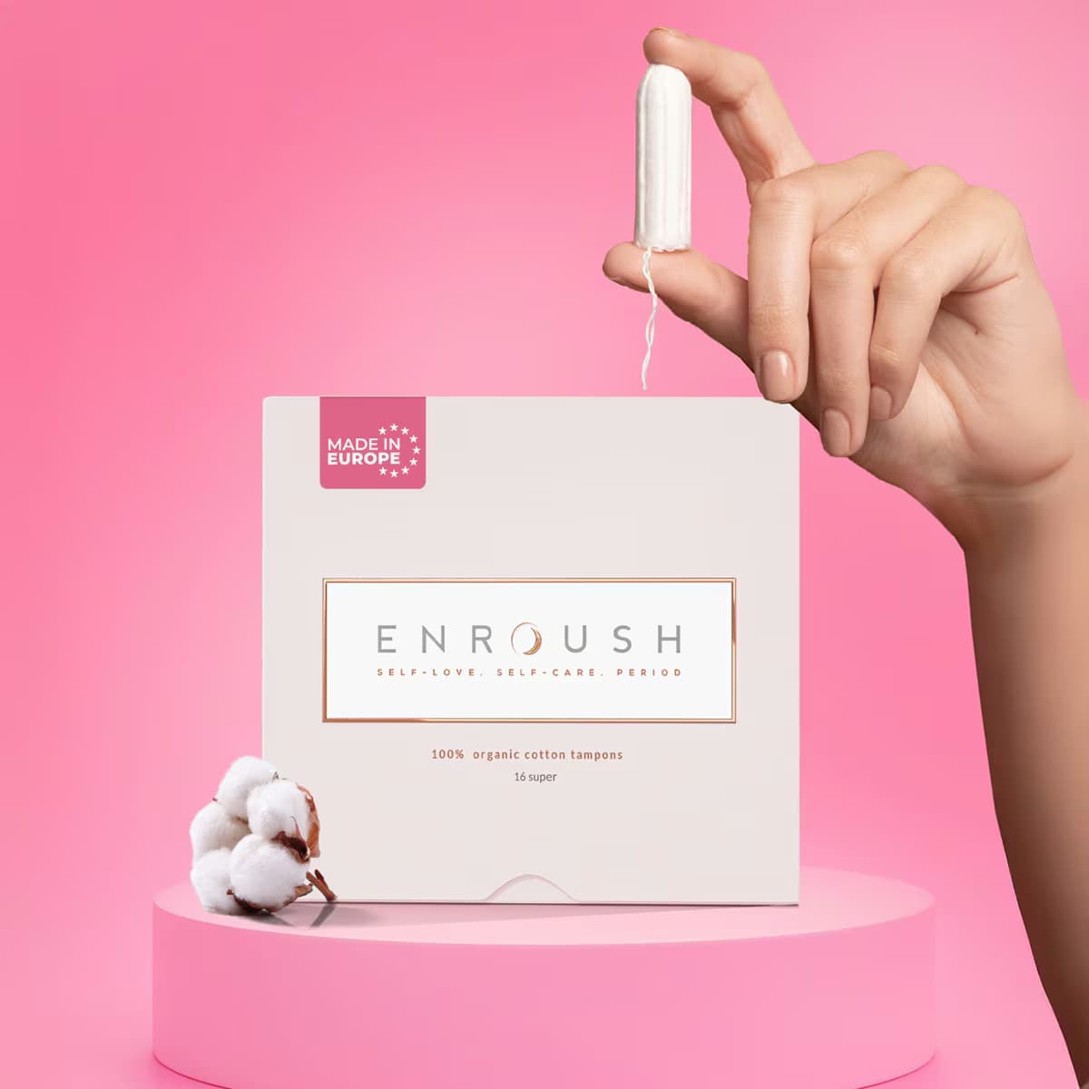 Enroush Organik Tampon Süper 16'lı 2