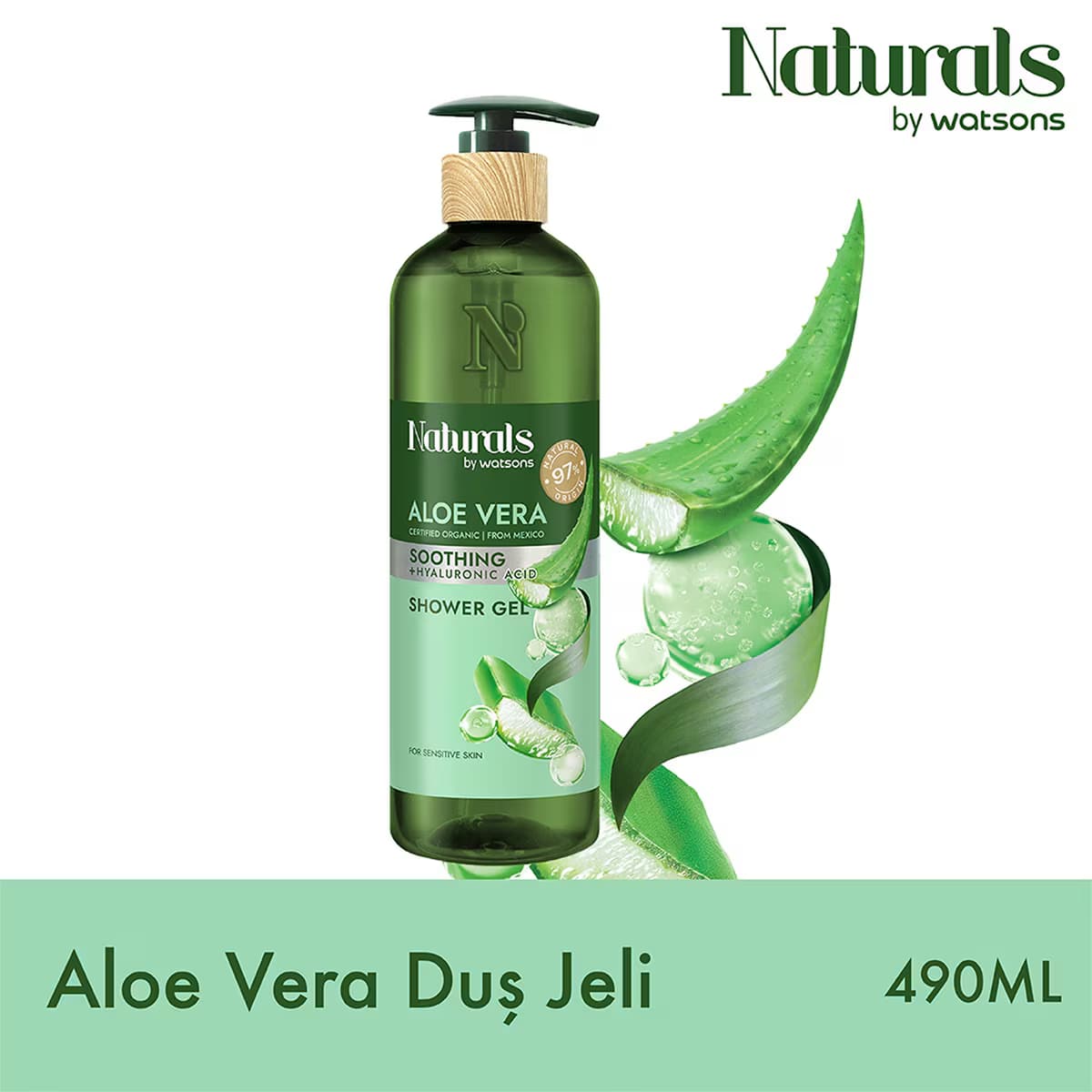 Naturals By Watsons Aloe Vera Duş Jeli 490 ml