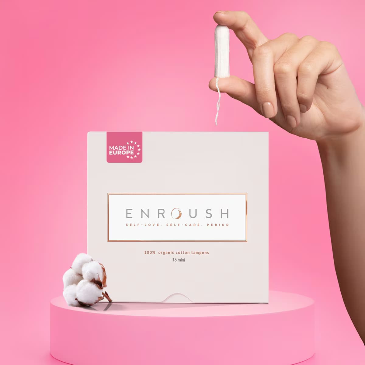 Enroush Organik Tampon Mini 16'lı 2