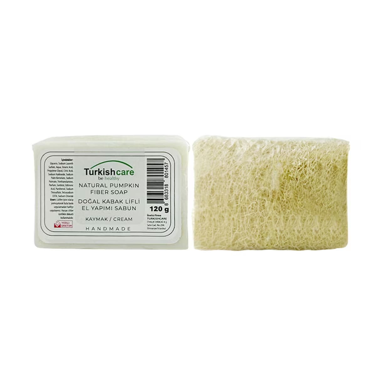 Turkishcare Kabak Lifli Kaymak Sabun 120 g 2