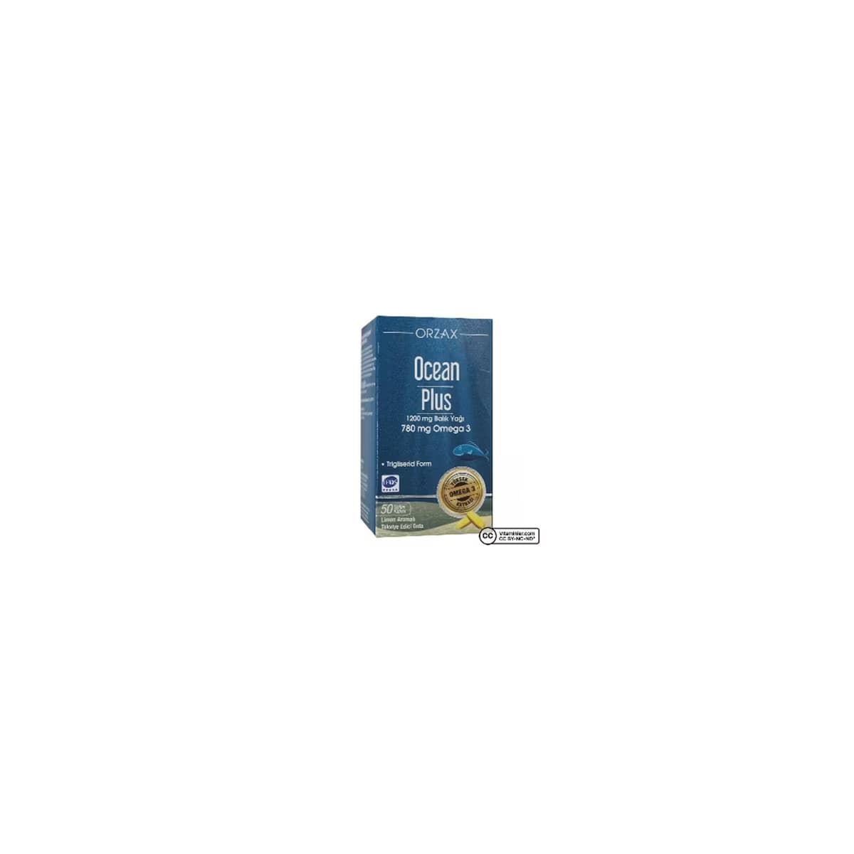 Ocean Plus Omega 3 1200 mg 50'li 4